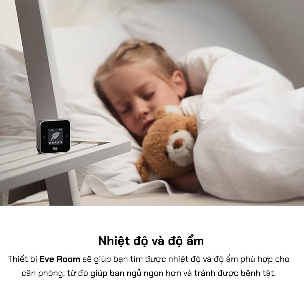 Cảm biến chất lượng không khí Eve Room VOC, Thread, Apple Home  - 20EBS9901 slide 6