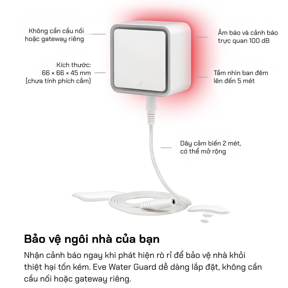 Cảm biến chống ngập nước Eve Water Guard 2