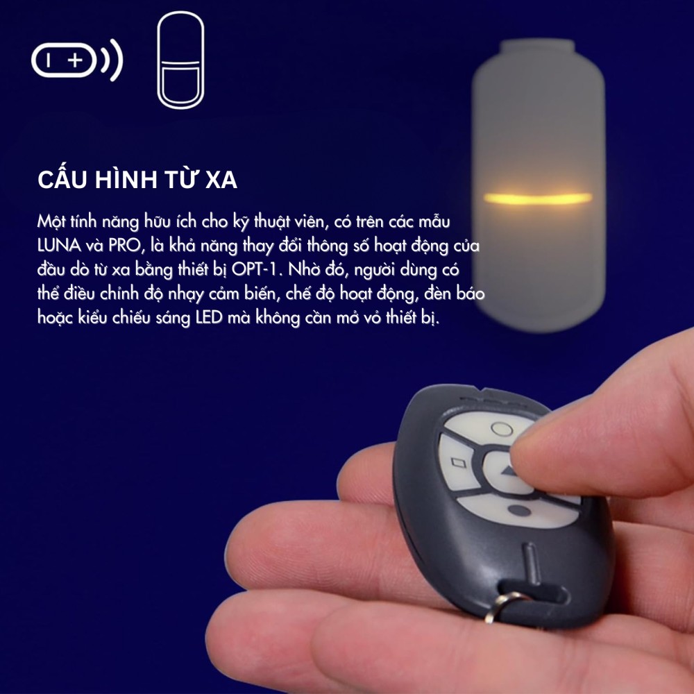 Cảm biến chuyển động miễn nhiễm vật nuôi - SLIM-PIR-LUNA-PET 4