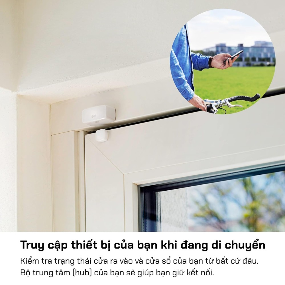 Cảm biến cửa chính và cửa sổ Eve Door & Window Matter over Thread slide 5
