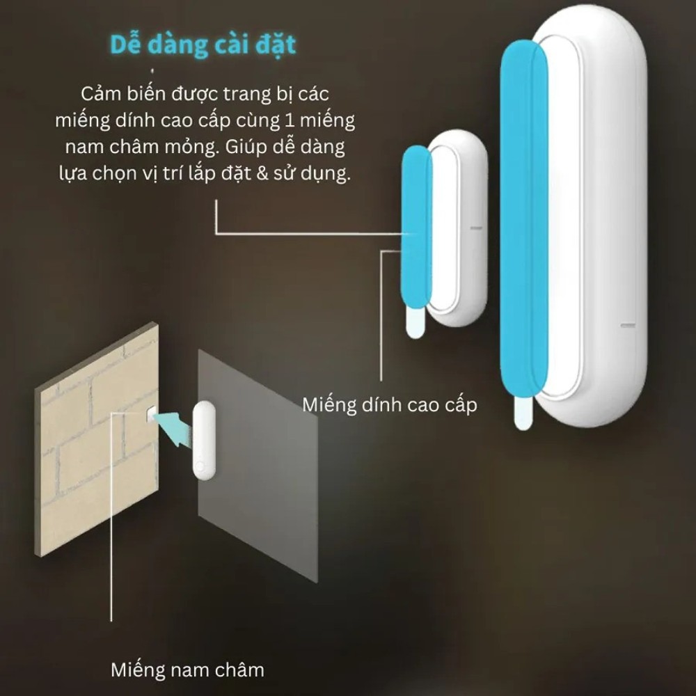 Cảm biến cửa chính và cửa sổ P2 Matter, pin 5 năm Aqara - DW-S02D slide 4
