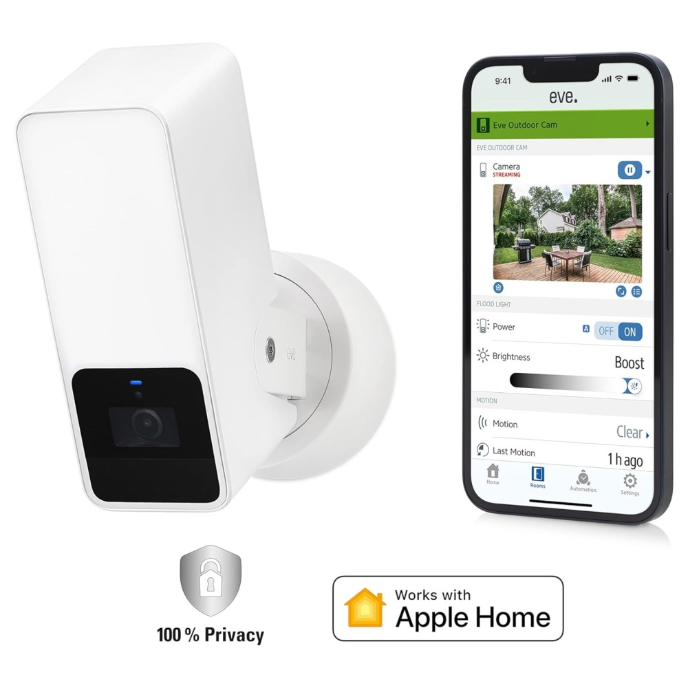 Camera ngoài trời ‎IP55 Eve Outdoor Cam Wi-Fi (2.4 GHz) - 20ECA4101 slide 2