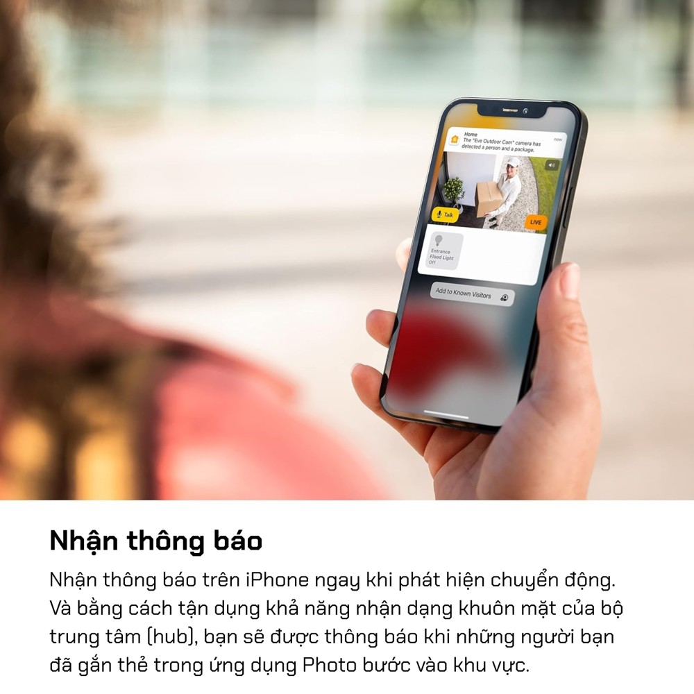 Camera ngoài trời ‎IP55 Eve Outdoor Cam Wi-Fi (2.4 GHz) - 20ECA4101 slide 4