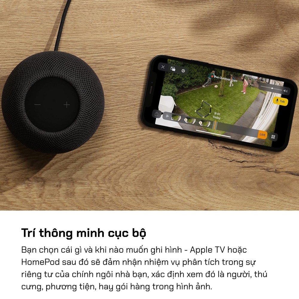 Camera ngoài trời ‎IP55 Eve Outdoor Cam Wi-Fi (2.4 GHz) - 20ECA4101 slide 5