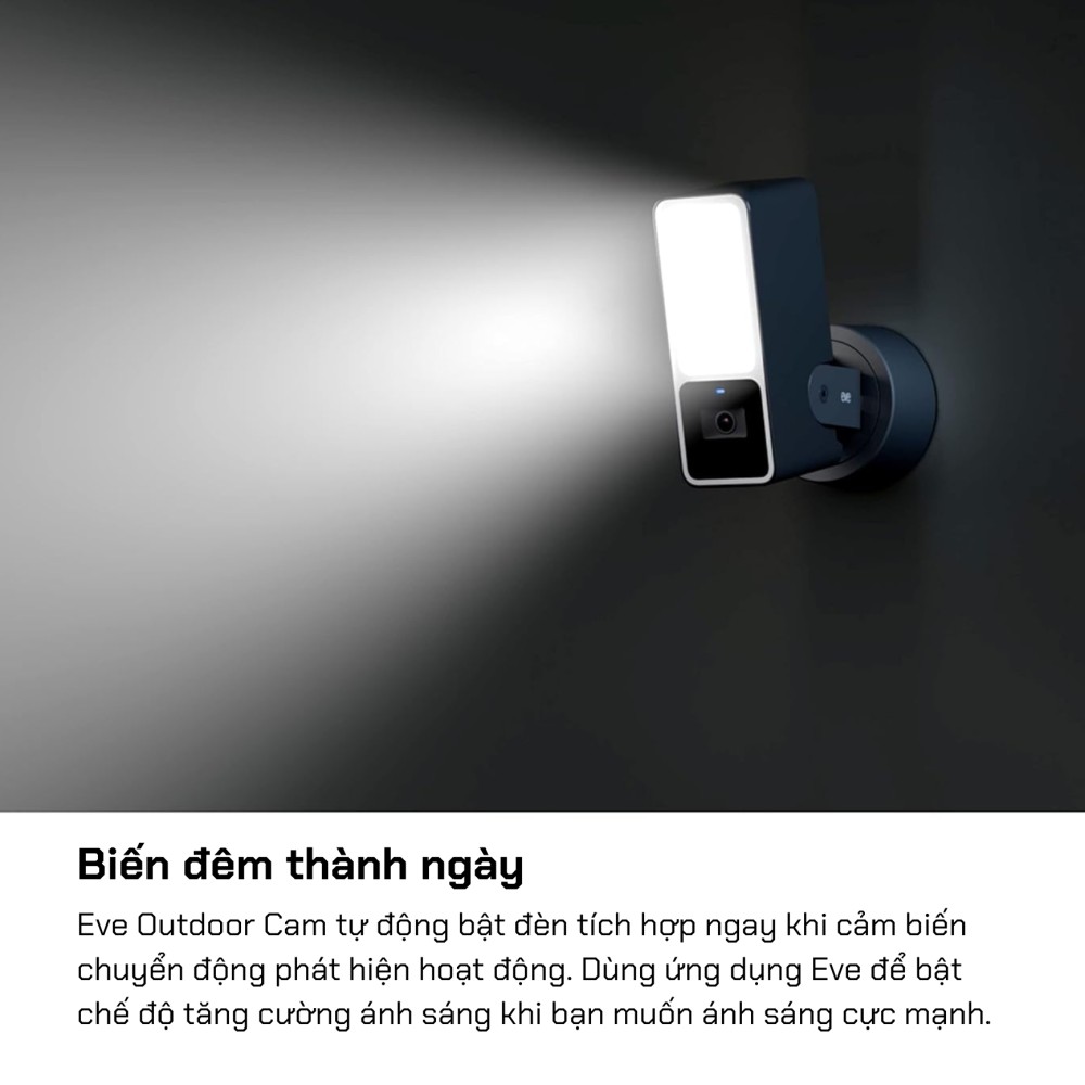 Camera ngoài trời ‎IP55 Eve Outdoor Cam Wi-Fi (2.4 GHz) - 20ECA4101 slide 7