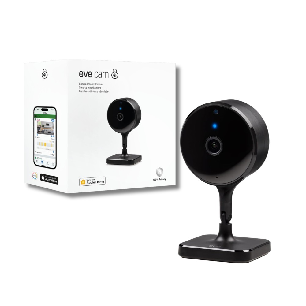 Camera trong nhà IP65 Eve Cam, Wi-Fi, Apple HomeKit - 20ECJ9901 slide 1