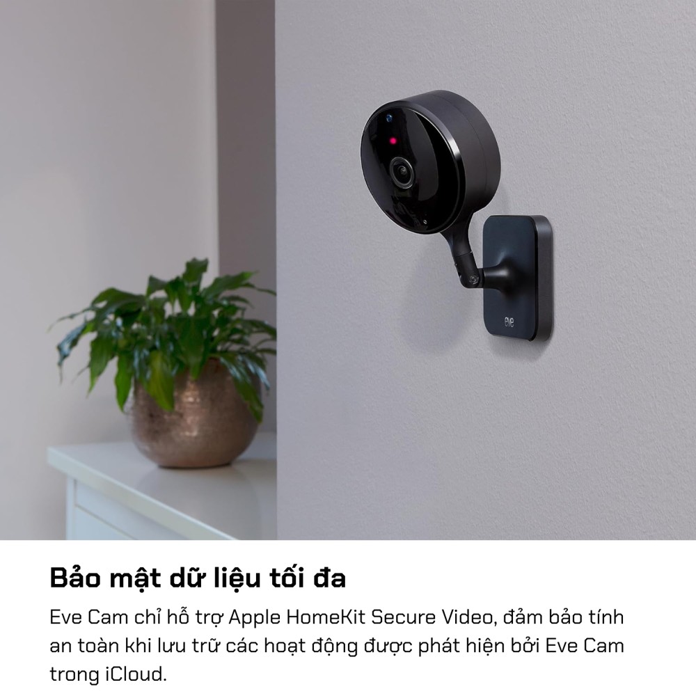 Camera trong nhà IP65 Eve Cam, Wi-Fi, Apple HomeKit - 20ECJ9901 slide 6