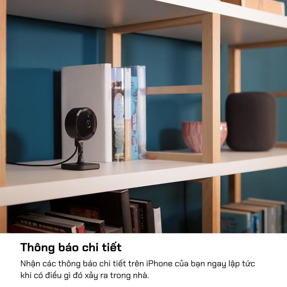 Camera trong nhà IP65 Eve Cam, Wi-Fi, Apple HomeKit - 20ECJ9901 slide 7