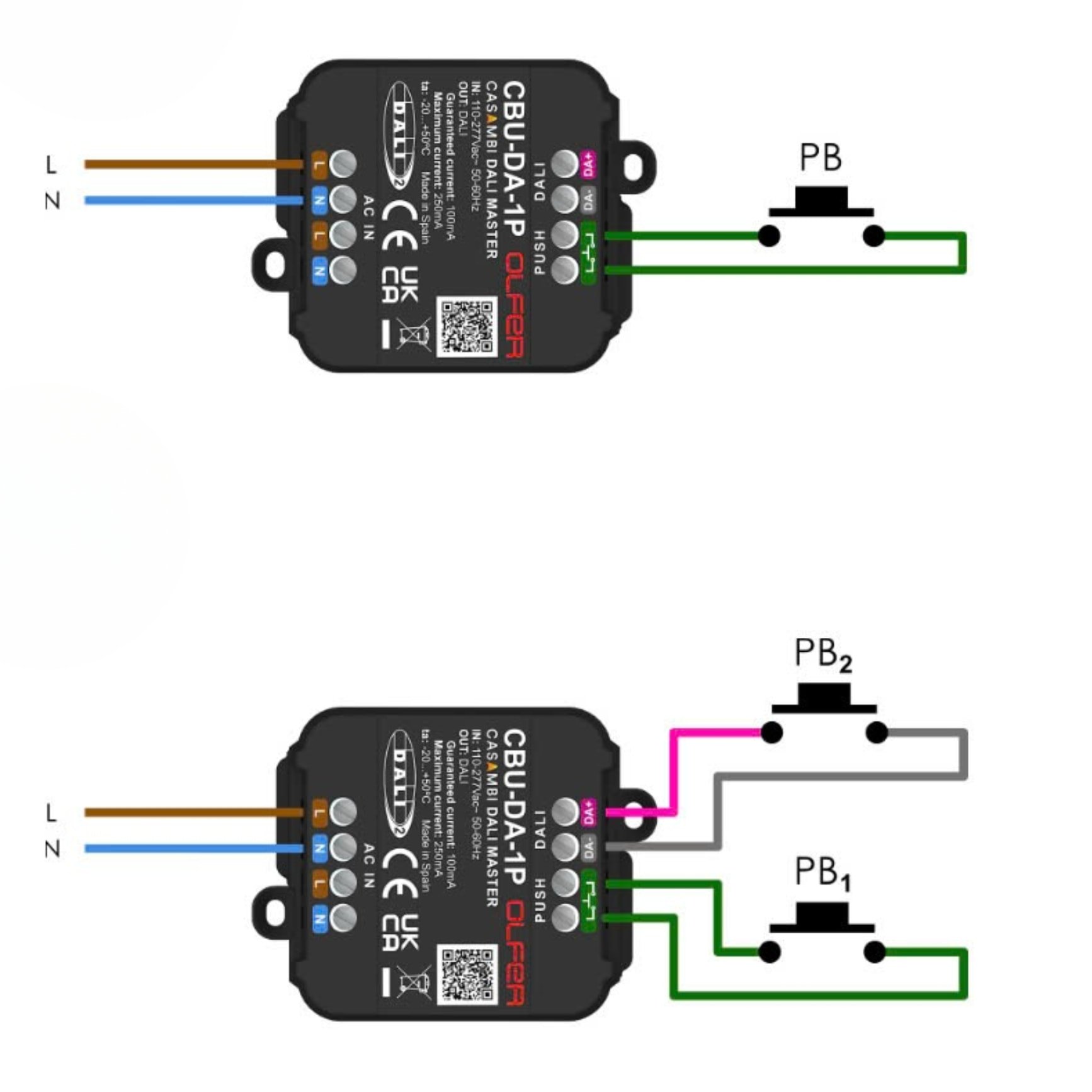 Bộ điều khiển DALI Casambi Olfer - CBU-DA-1P slide 5