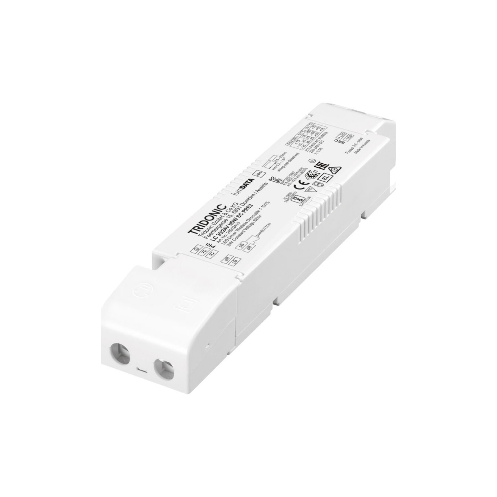 Bộ nguồn Tridonic 24V 35W Casambi - LC 35/24V bDW SC PRE2