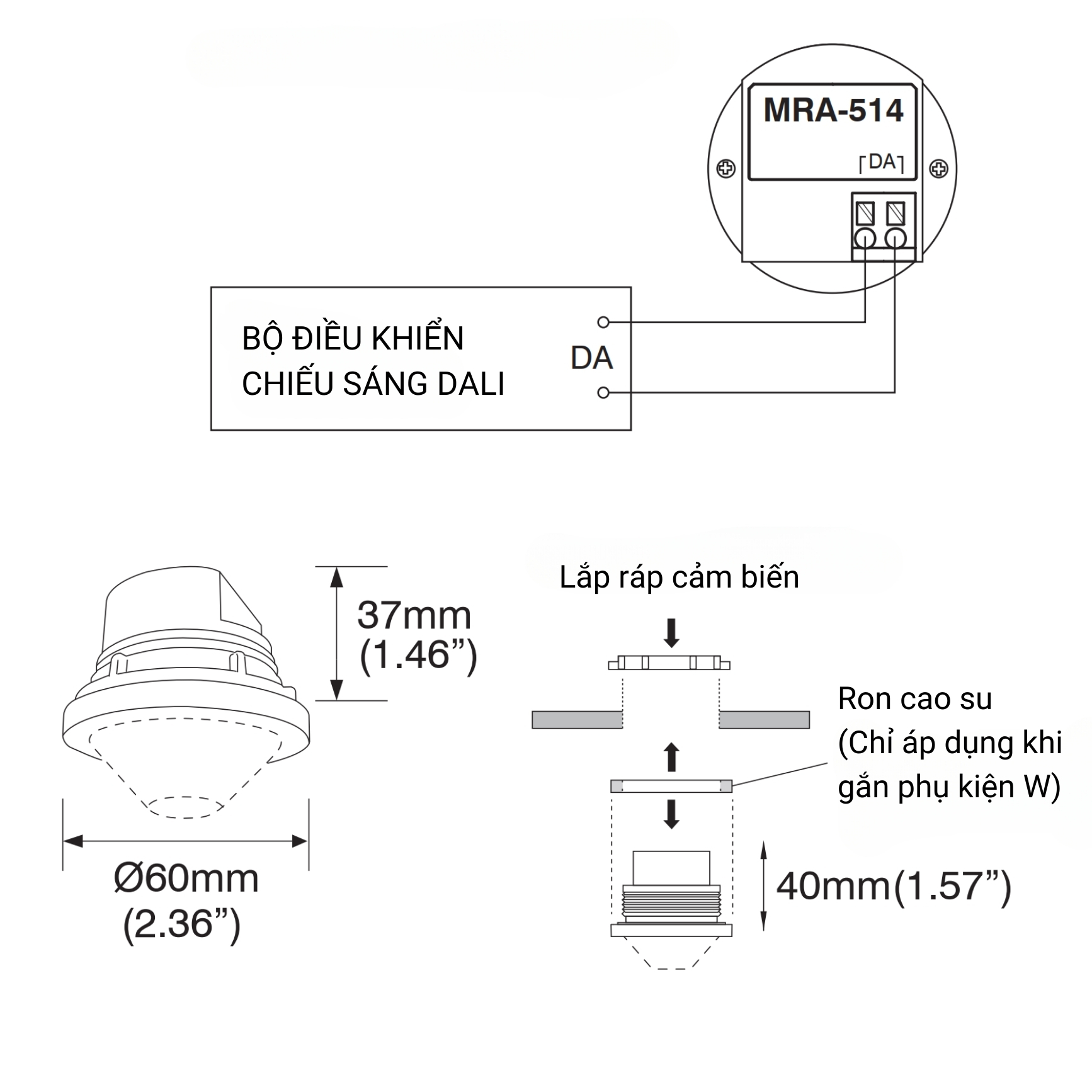 Cảm biến hiện diện DALI-2 IR-TEC Casambi - CIR-MRA-514S slide 2