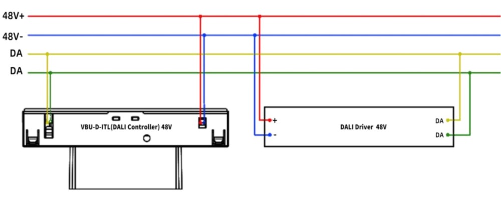 Casambi DALI lắp Ray nam châm 48VDC Vlinca - VBU-D-ITL slide 3