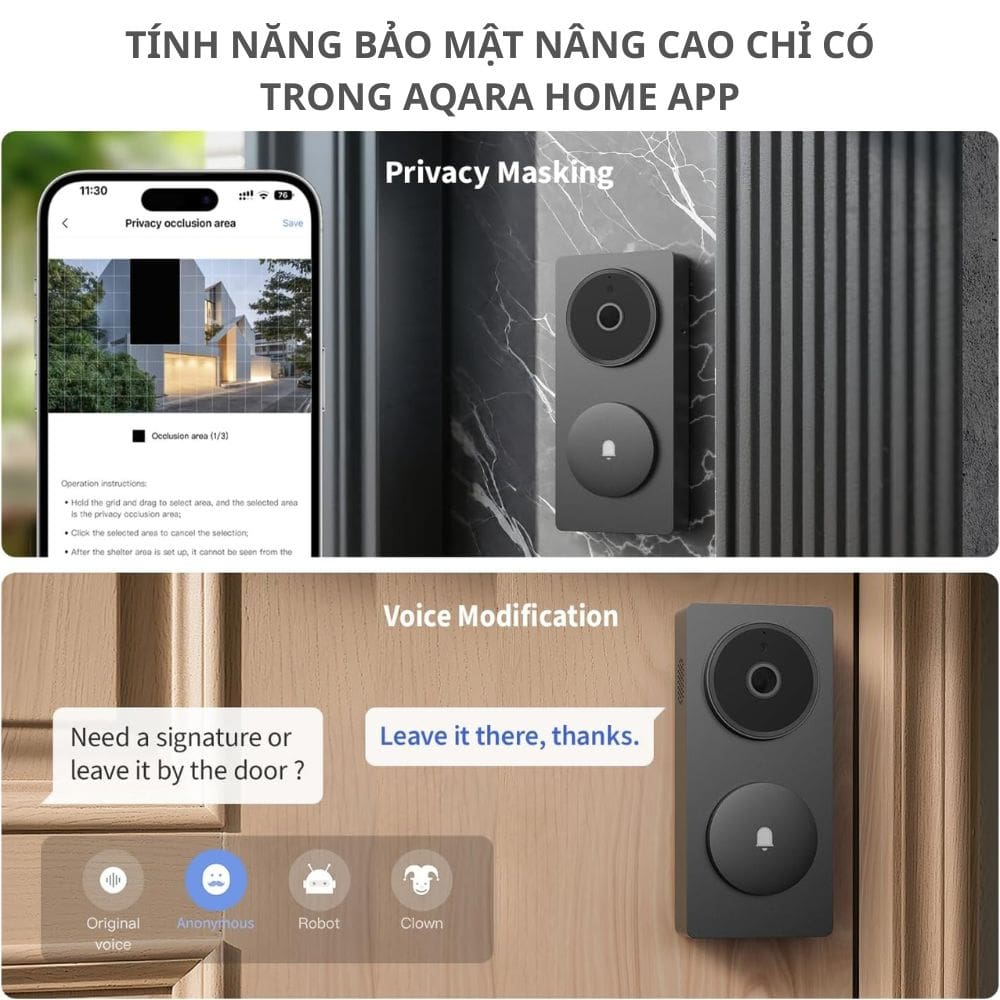 Chuông cửa trung tâm G410 Matter Aqara - CH-C09D slide 8