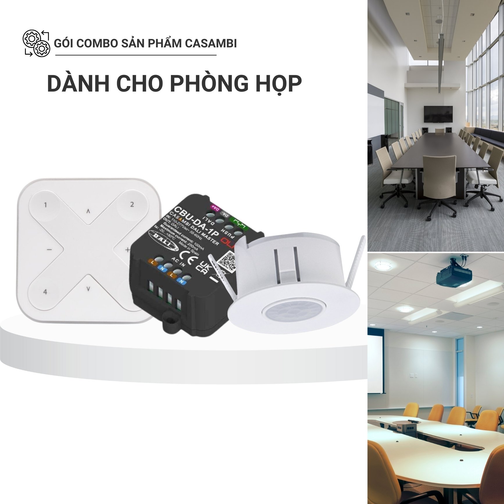 [Combo] Gói Sản Phẩm Casambi Phòng Họp slide 0