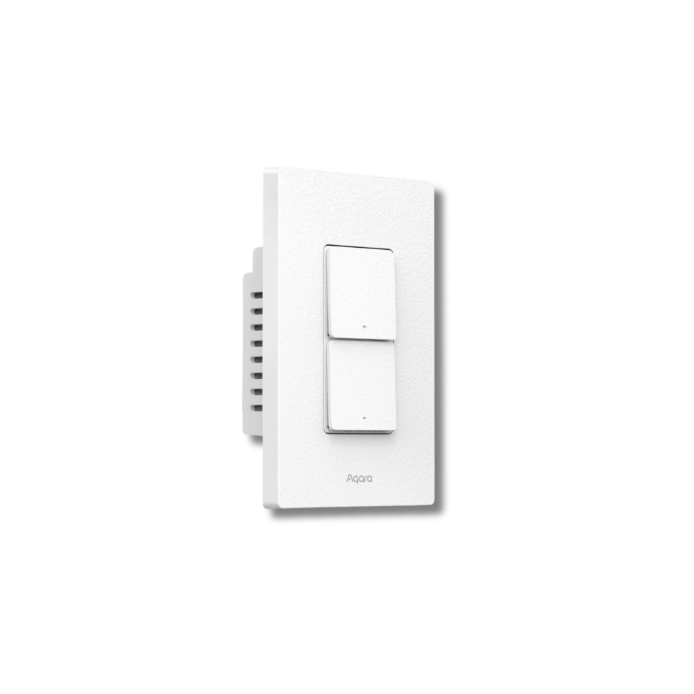 Công tắc chữ nhật H2 (US) - 2 nút 1 kênh Matter Aqara - WS-K02E