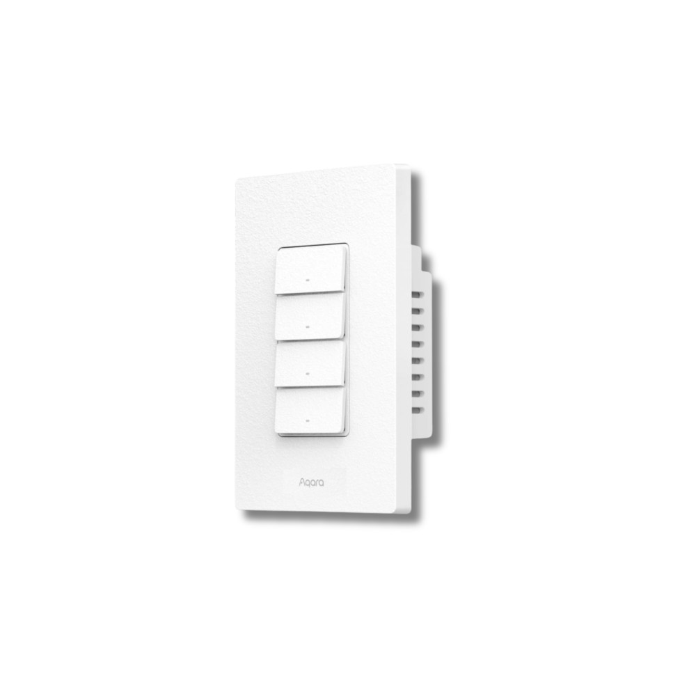 Công tắc chữ nhật H2 (US) - 4 nút 3 kênh Matter Aqara - WS-K04E