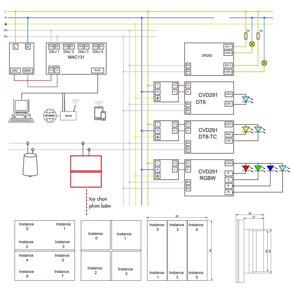 Hướng dẫn custom icon/text phím bấm DALI-2 Uitiot SP313 2