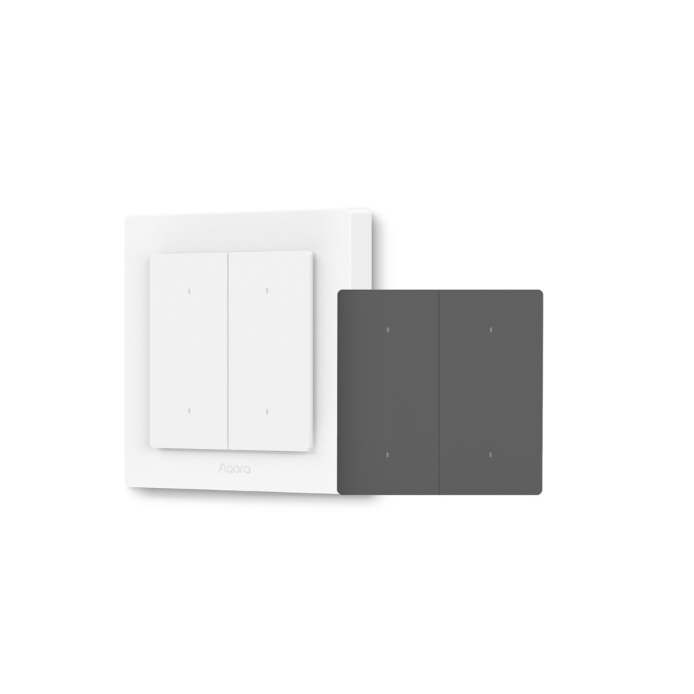 Công tắc vuông H2 (EU) - 4 nút 2 kênh Matter Aqara - WS-K08D