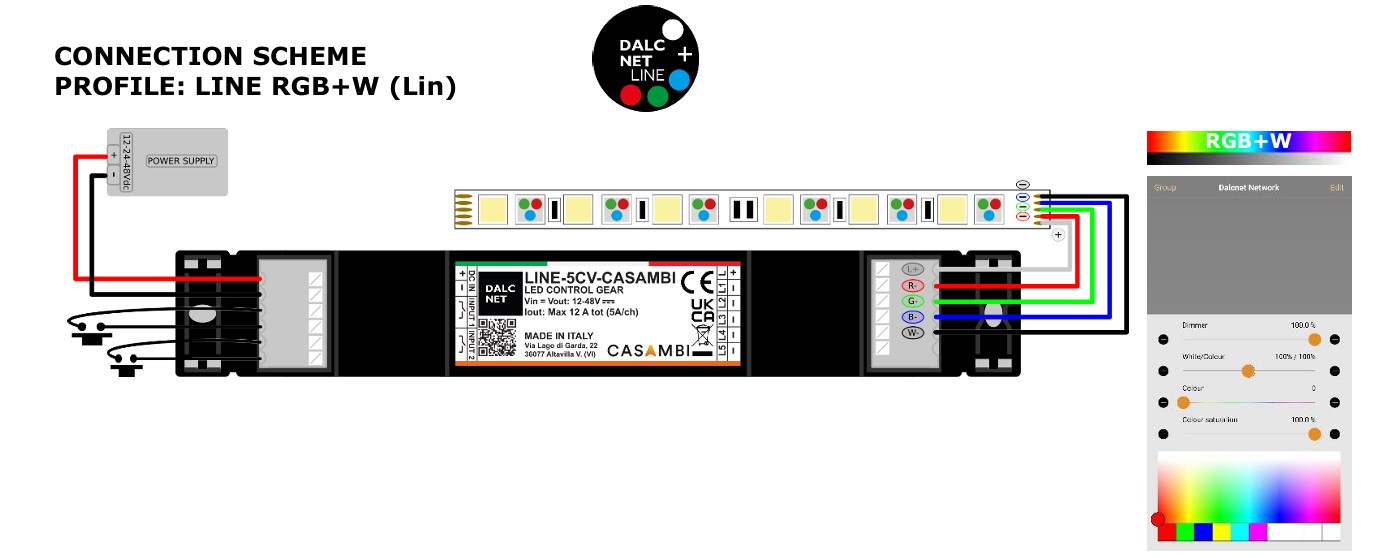 Dimmer LED Casambi DALCNET - LINE-5CV-CASAMBI slide 6