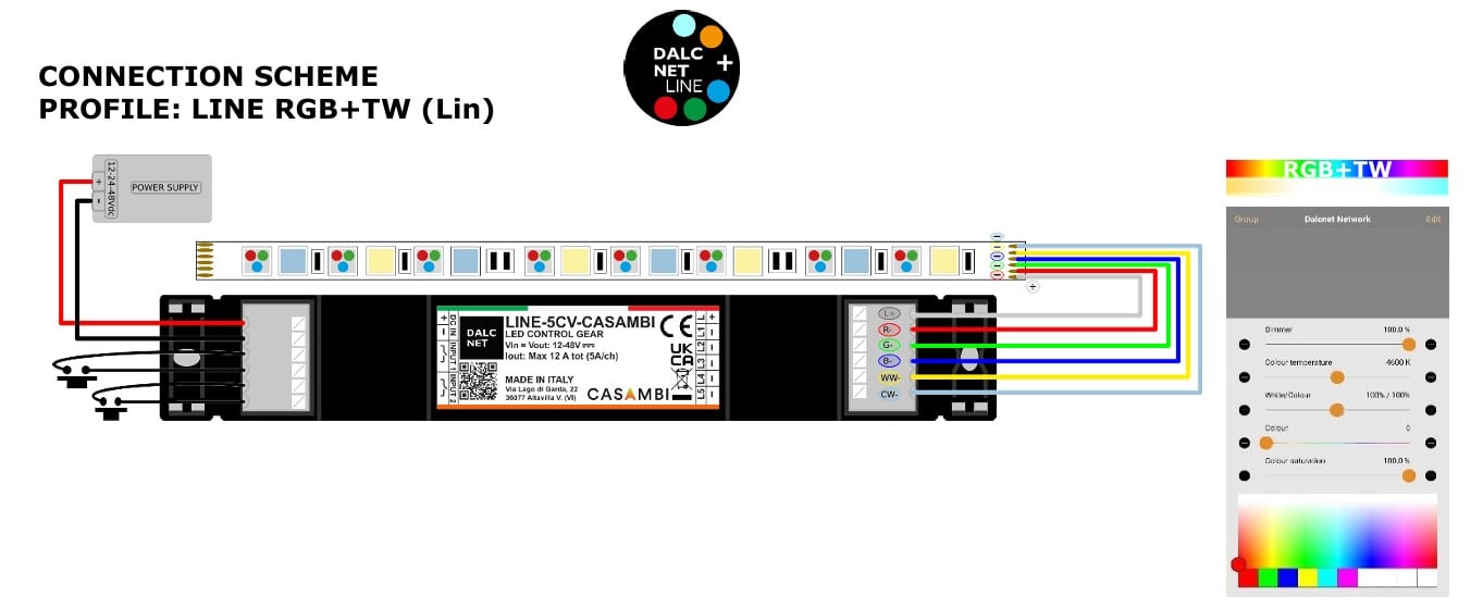 Dimmer LED Casambi DALCNET - LINE-5CV-CASAMBI slide 8