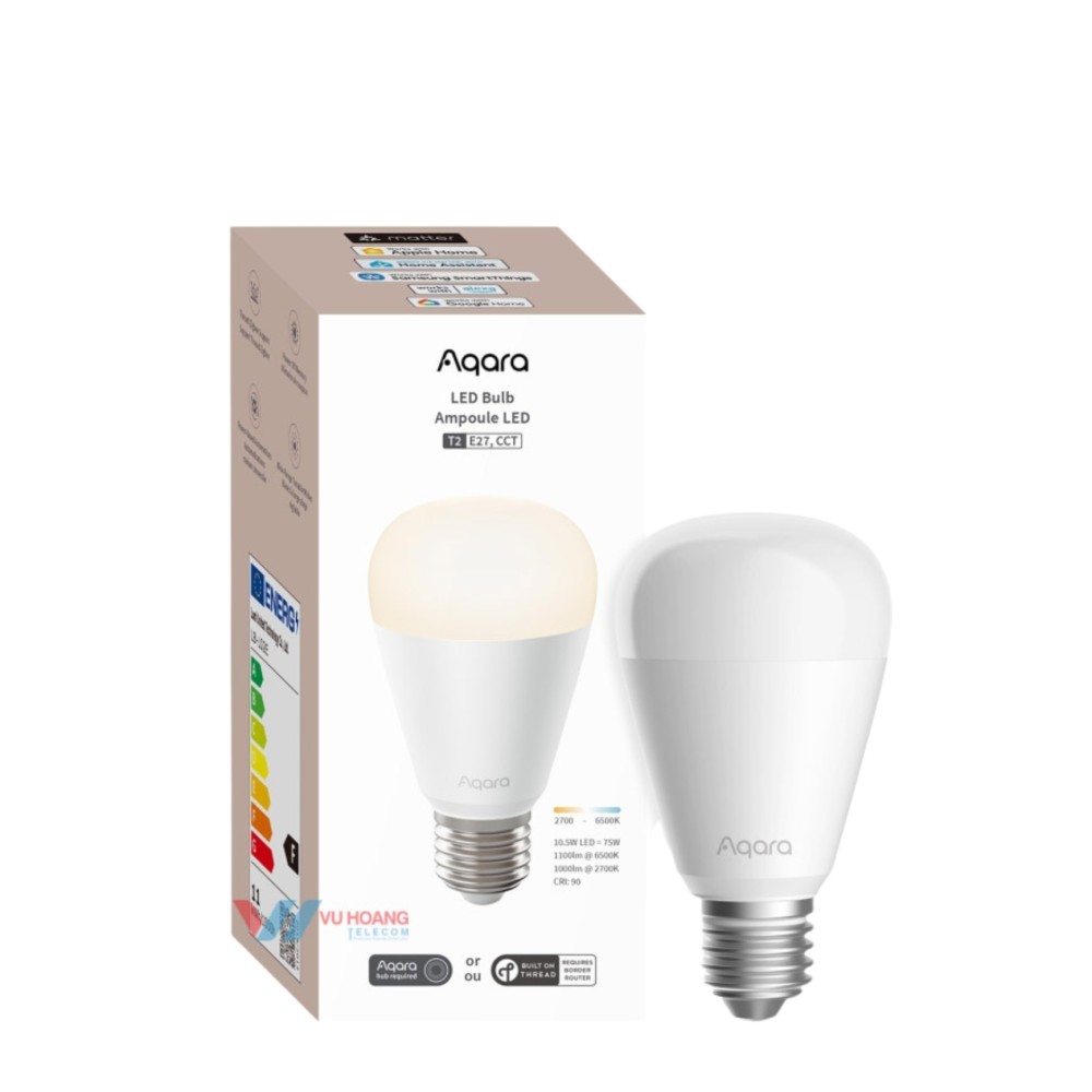 Đèn LED Bulb T2 (E27, Ánh sáng trắng) Matter Aqara - LB-L02E slide 1