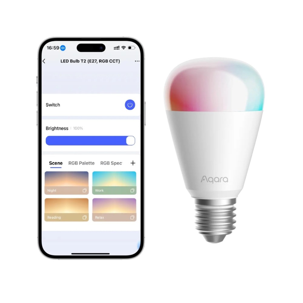 Đèn LED Bulb T2 (E27, RGB CCT) Matter Aqara - LB-L02D slide 7