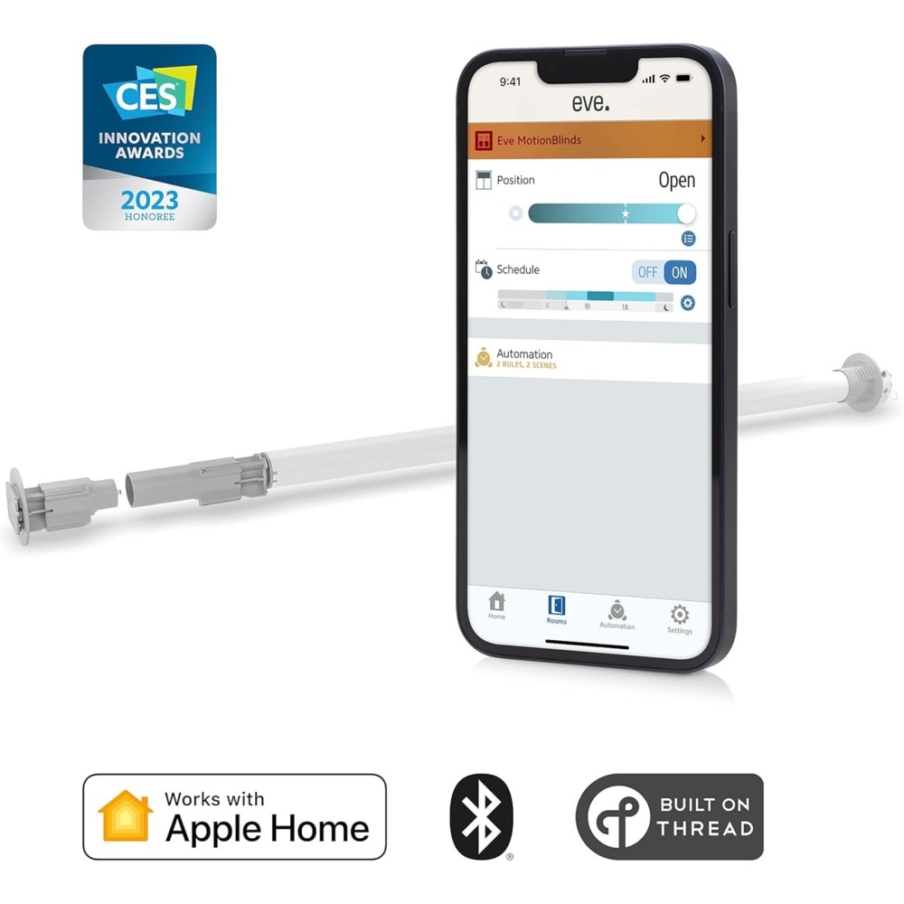 Động cơ rèm Apple Home Eve MotionBlinds, Bluetooth/Matter over Thread slide 1