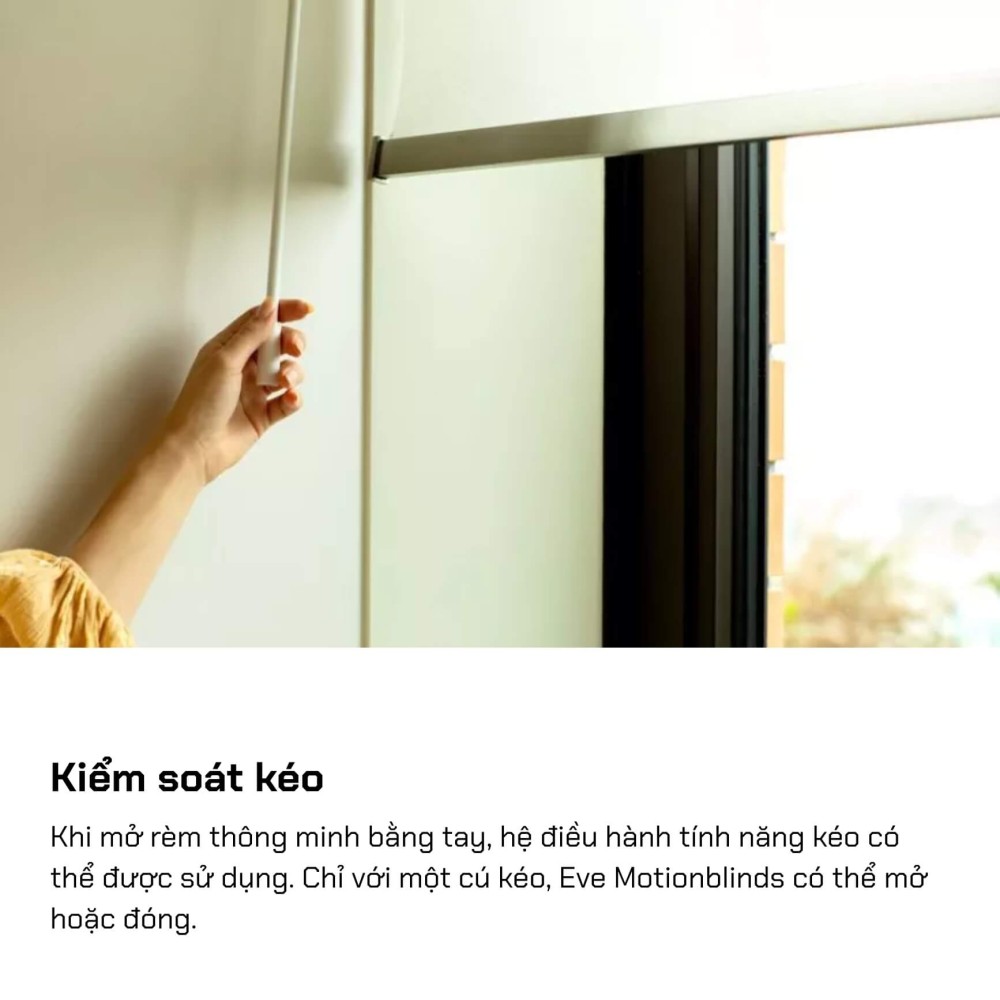 Động cơ rèm Apple Home Eve MotionBlinds, Bluetooth/Matter over Thread slide 11