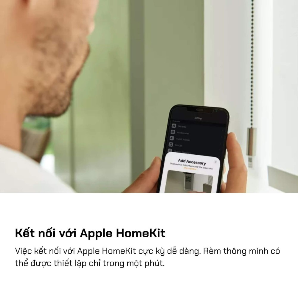 Động cơ rèm Apple Home Eve MotionBlinds, Bluetooth/Matter over Thread slide 8
