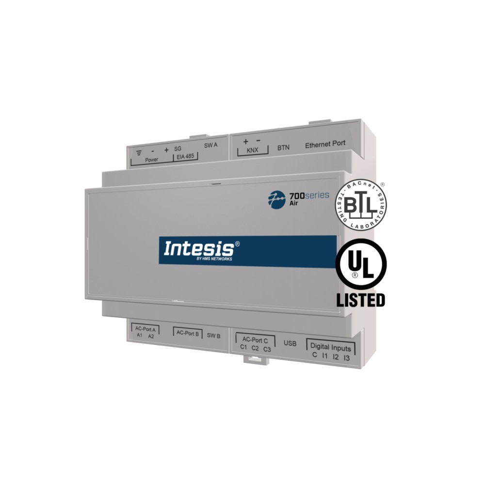 Gateway điều hòa không khí Hitachi KNX 700 series Intesis