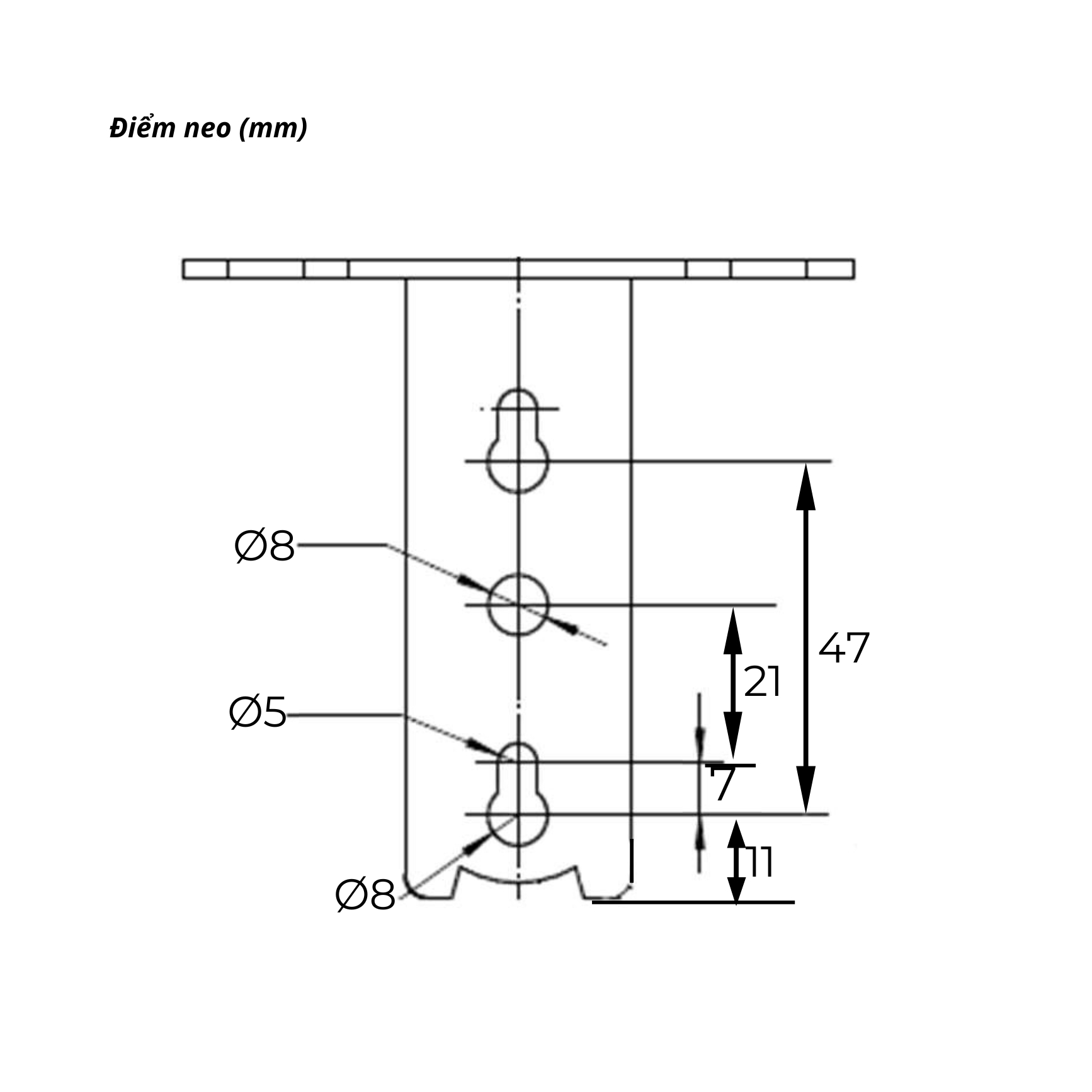 Giá đỡ NEMA gắn tường Ofler - JL-260C-ExM-7P-SS slide 2