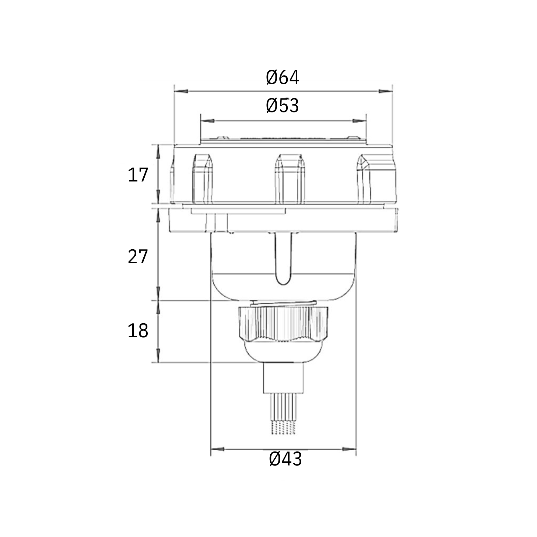 Giá đỡ NEMA gắn tường Ofler - JL-260C-ExM-7P-SS slide 4