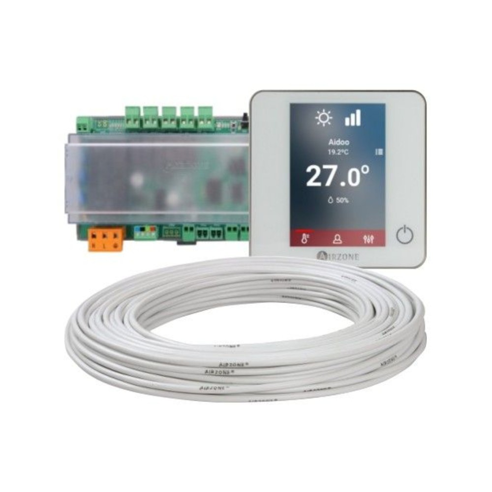 Gói điều khiển máy lạnh FCU Aidoo Pro và thermostat Blueface có dây Airzone - AZAI6WSPFANBFC