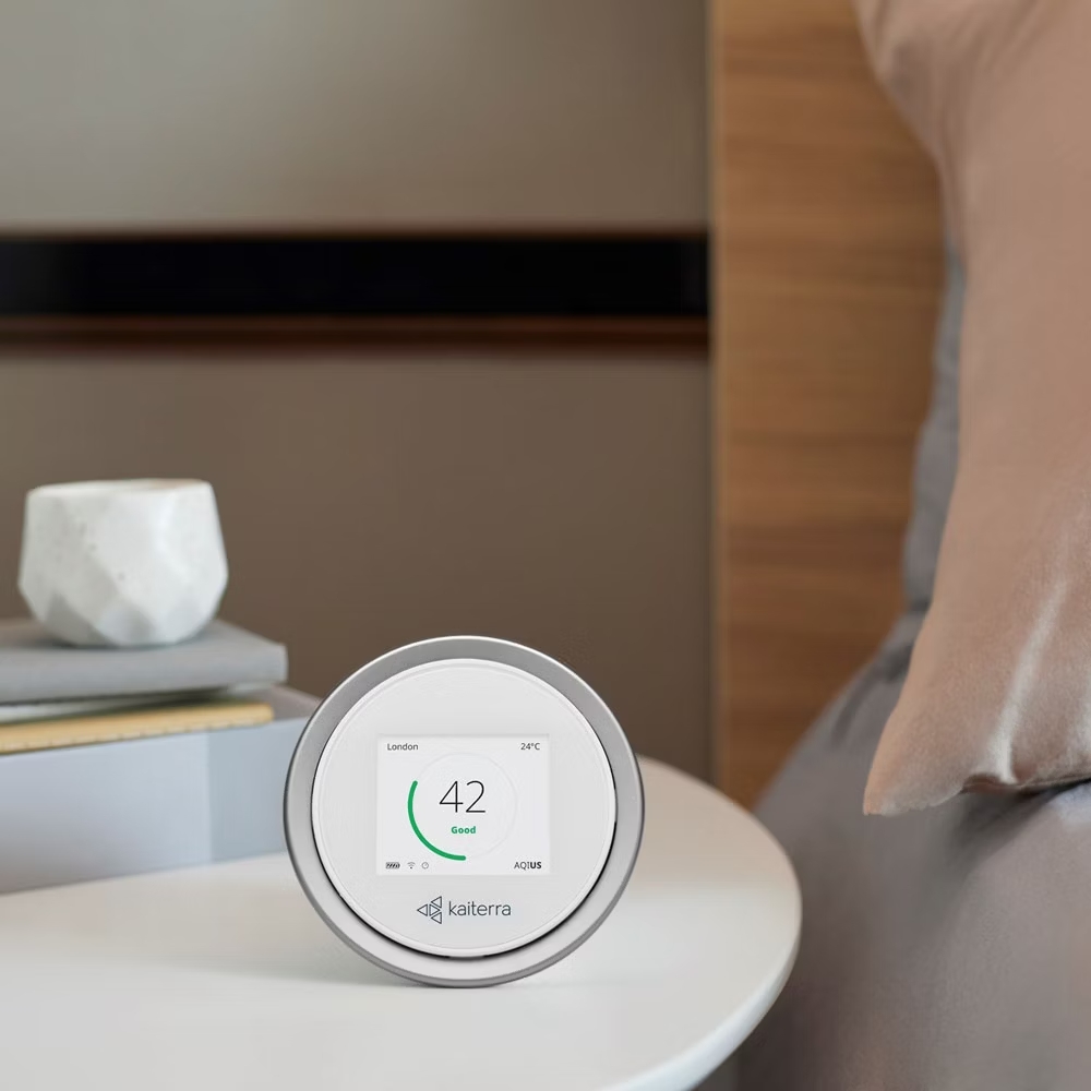 Cảm biến chất lượng không khí kết nối Apple Homekit Kaiterra Laser Egg + CO2 slide 4
