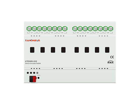 Bộ điều khiển chiếu sáng on/off KNX Kanonbus - KTE04R/08R/12R-20S slide 1