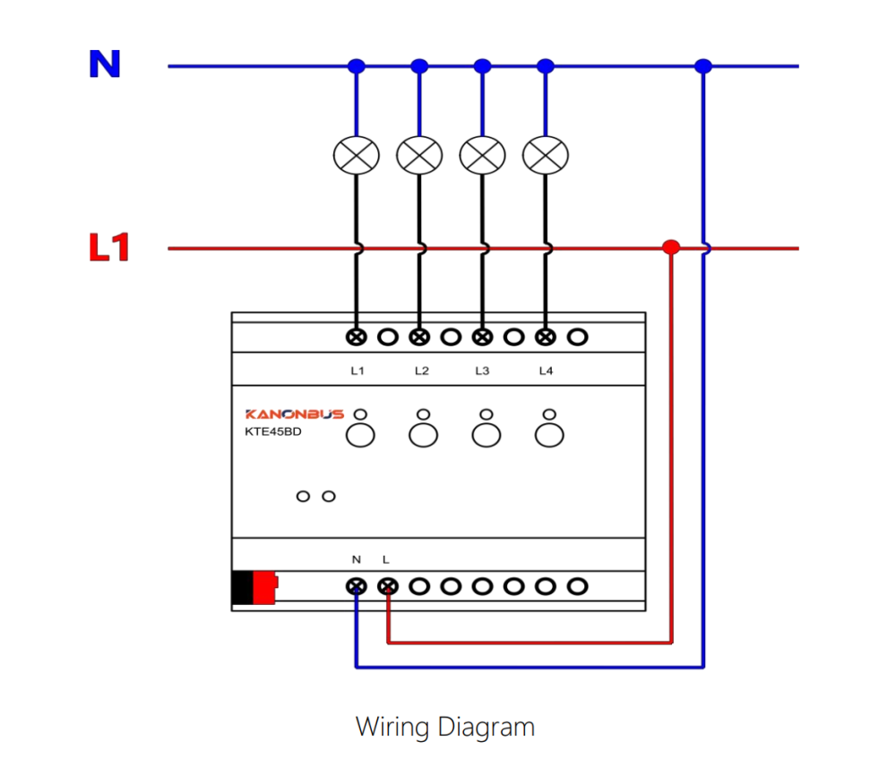 Bộ điều khiển chiếu sáng triac KNX Kanonbus - KTE45BD slide 2