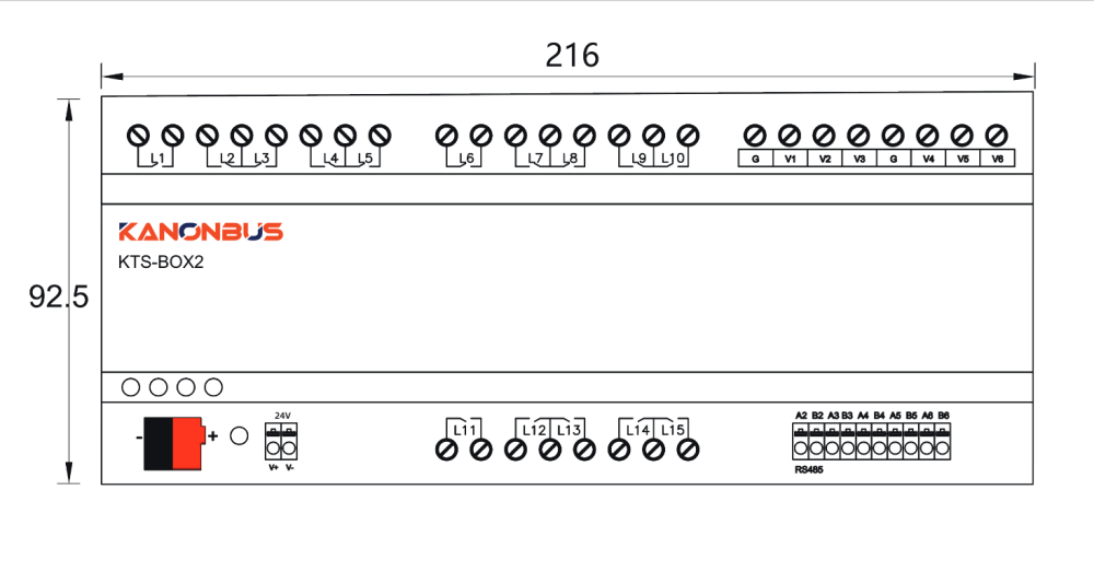 Bộ điều khiển KNX host Kanonbus - KTS-BOX2 slide 1