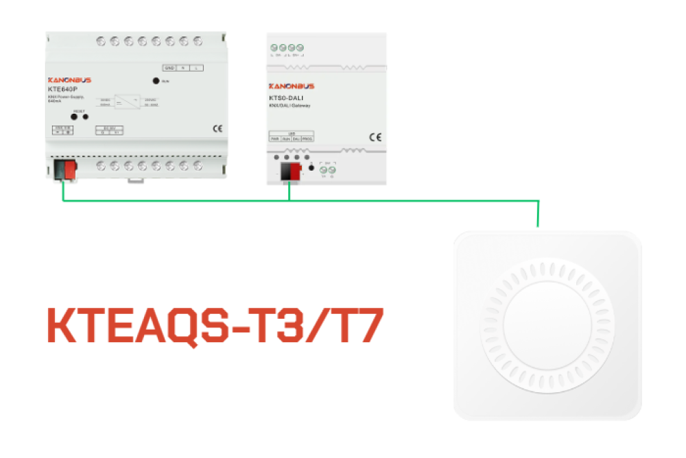 Cảm biến chất lượng không khí KNX Kanonbus - KTEAQS-T3/T7 slide 4