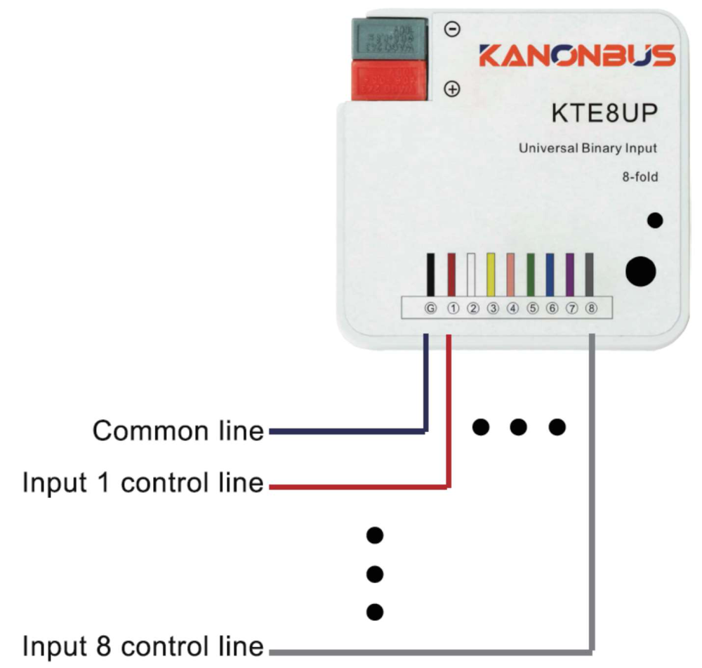 Module đầu vào công tắc cơ KNX Kanonbus - KTE8UP slide 2