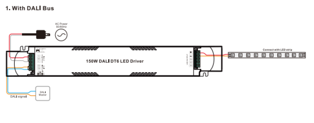 LED driver 150W 1CH 24VDC DALI DT6 Sunricher - SRP-2305-24-150LCVT slide 2