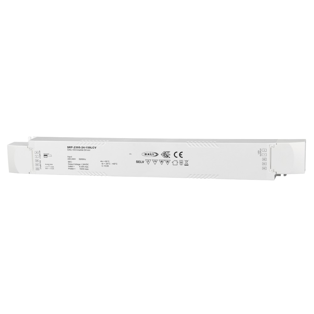 LED driver 150W 1CH 24VDC DALI DT6 Sunricher - SRP-2305-24-150LCVT