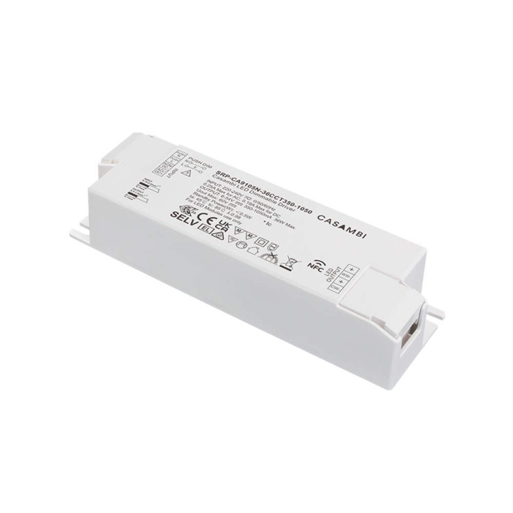 LED Driver CC Casambi 36W 6-54V 2 kênh NFC - SRP-CA9105N-36CCT350-1050 slide 1