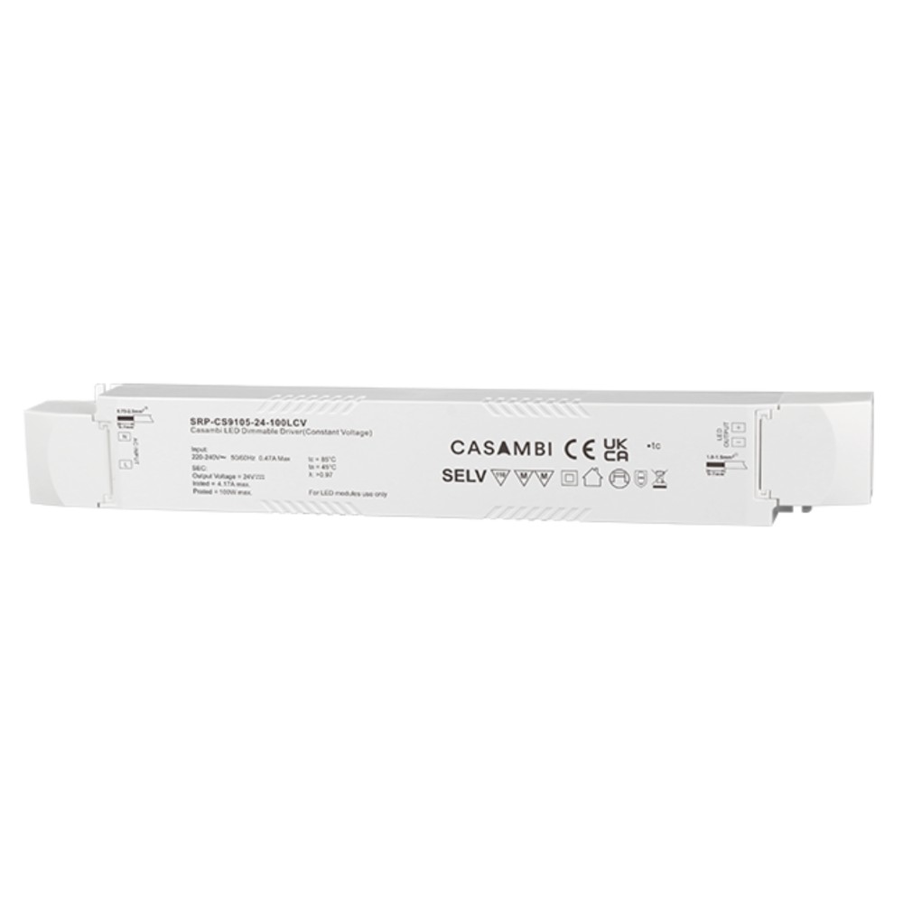 LED Driver CV Casambi 100W 24VDC 1 kênh Sunricher - SRP-CA9105-24-100LCV