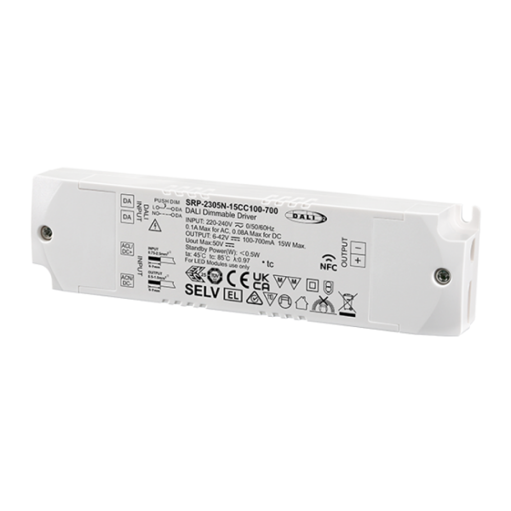 LED Driver DALI DT6  6-42V CC 1 kênh  Sunricher từ  12W đến 65W slide 1