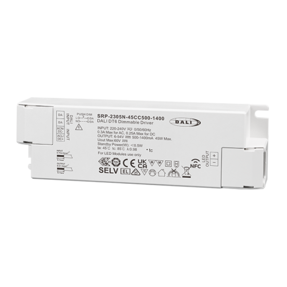 LED Driver DALI DT6  6-42V CC 1 kênh  Sunricher từ  12W đến 65W slide 3