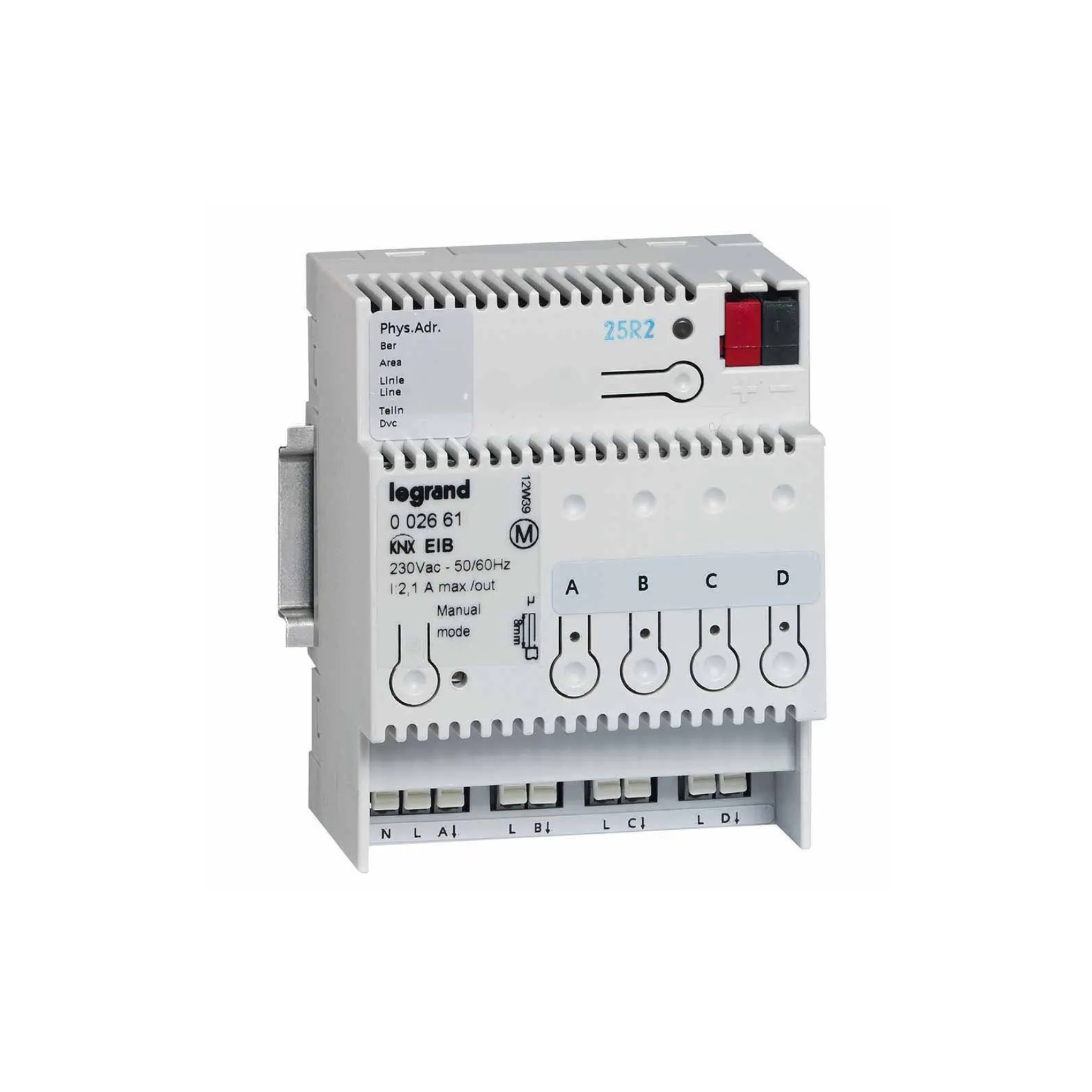 Bộ điều khiển DIN On/Off KNX 4 đầu ra 8A Legrand - 002661 slide 0