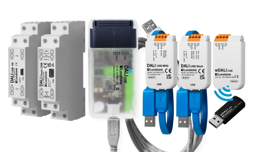 Bộ giao tiếp USB DALI 30mA Lunatone - DALI USB 30mA slide 3