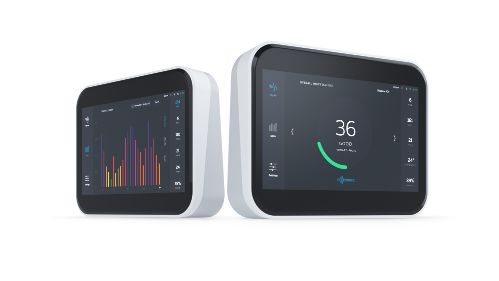 Màn Hình Giám Sát Chất Lượng Không Khí  Tích Hợp IOT - Kaiterra Sensedge SE-100 slide 2