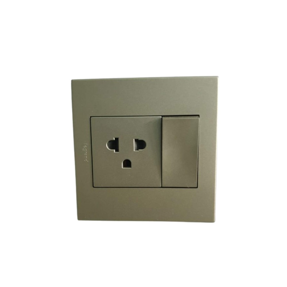 Mặt che đơn 3M vuông (92x92) trắng BS Legrand - 575160 slide 1