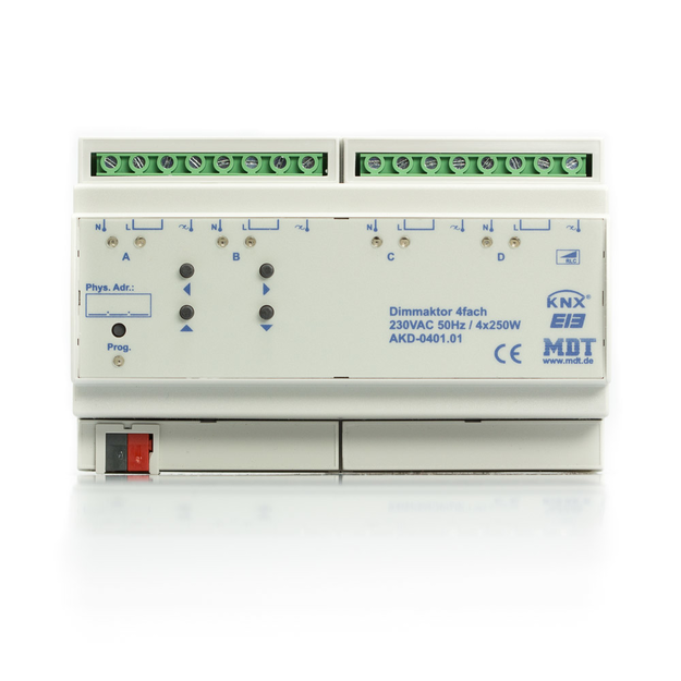 Chiết áp điện tử KNX 4 ngõ ra 250W MDT